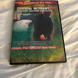 Active Shooter Emergency Lockdown Training DVD MCCSSS Combat Camera